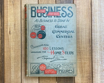 Vintage Business Book Marketing Advertising How To Do Business Small Business Owner Entrepreneur