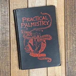Vintage Palmistry Book Practical Palmistry - Palm Reading ~ Occult Divination Tarot Fortune Telling Cheiromancy - Henry Frith