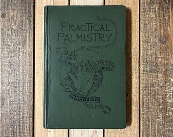 Vintage Palmistry Book Practical Palmistry Palm Reading Occult Divination Tarot Fortune Telling Cheiromancy - Henry Frith