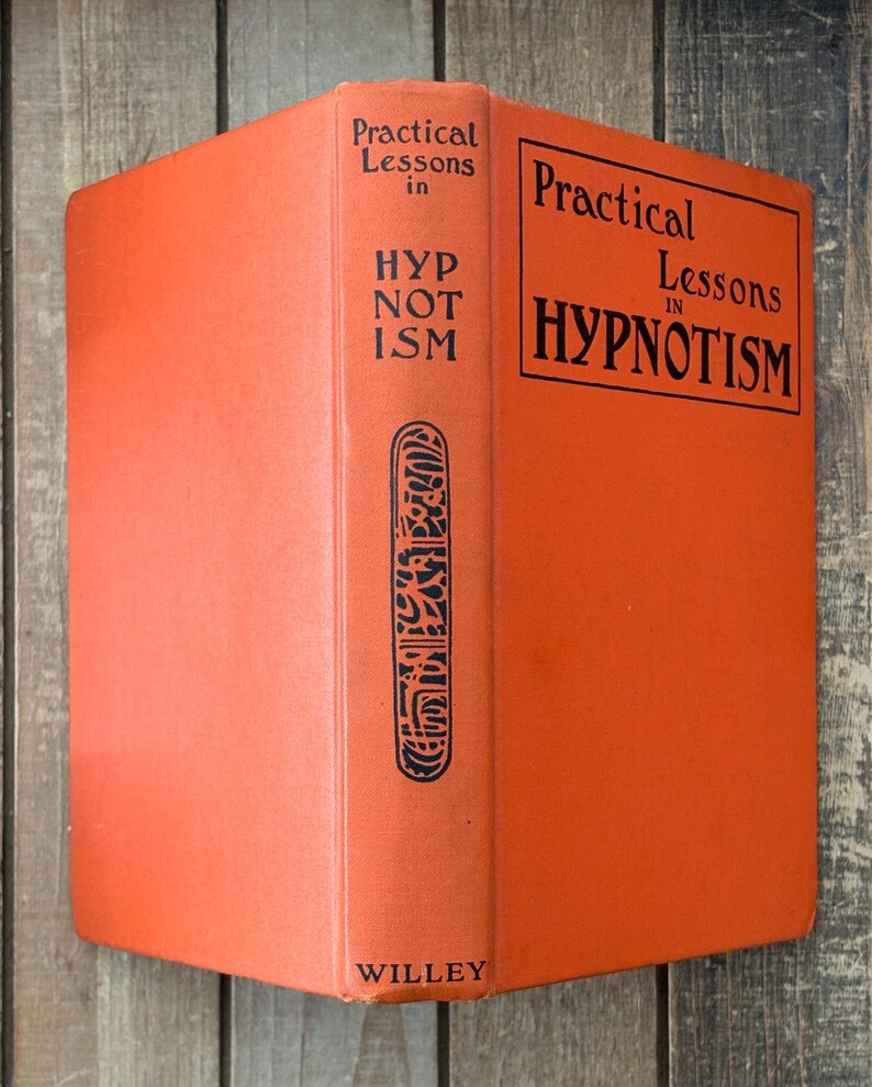 vintage hypnotism book