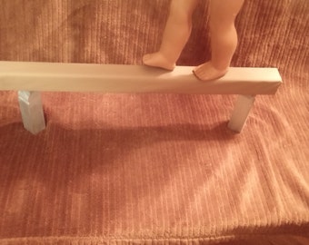 6" Balance Beam - for American Girl and other 18" Dolls - Accessories, Gymnastics, Play