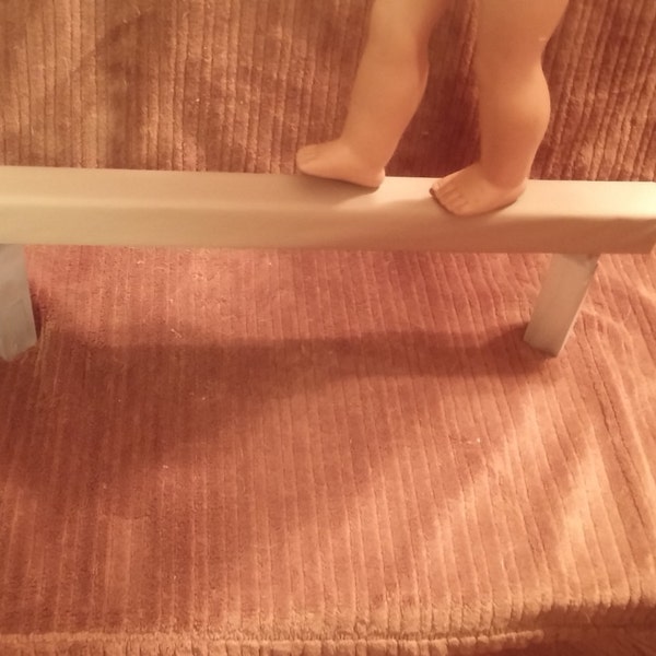 6" Balance Beam - for American Girl and other 18" Dolls - Accessories, Gymnastics, Play