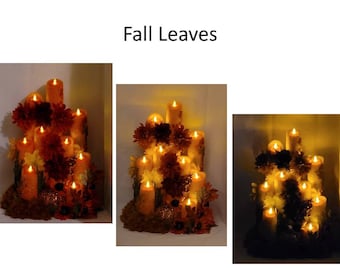 Fall and Halloween Candelabra