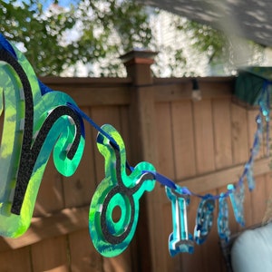 Zodiac Signs Banner | Zodiac Season Party Decoration | Group Birthday Party Decor | Holographic & Iridescent Decor | Zodiac Pride | Galaxy