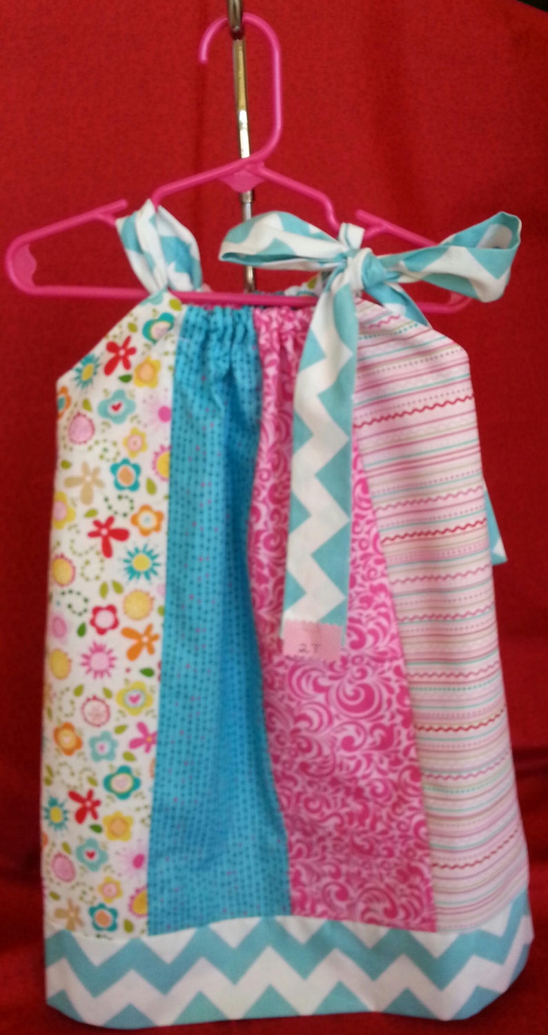 Pillowcase Dress Pop It Bead Pink Etsy