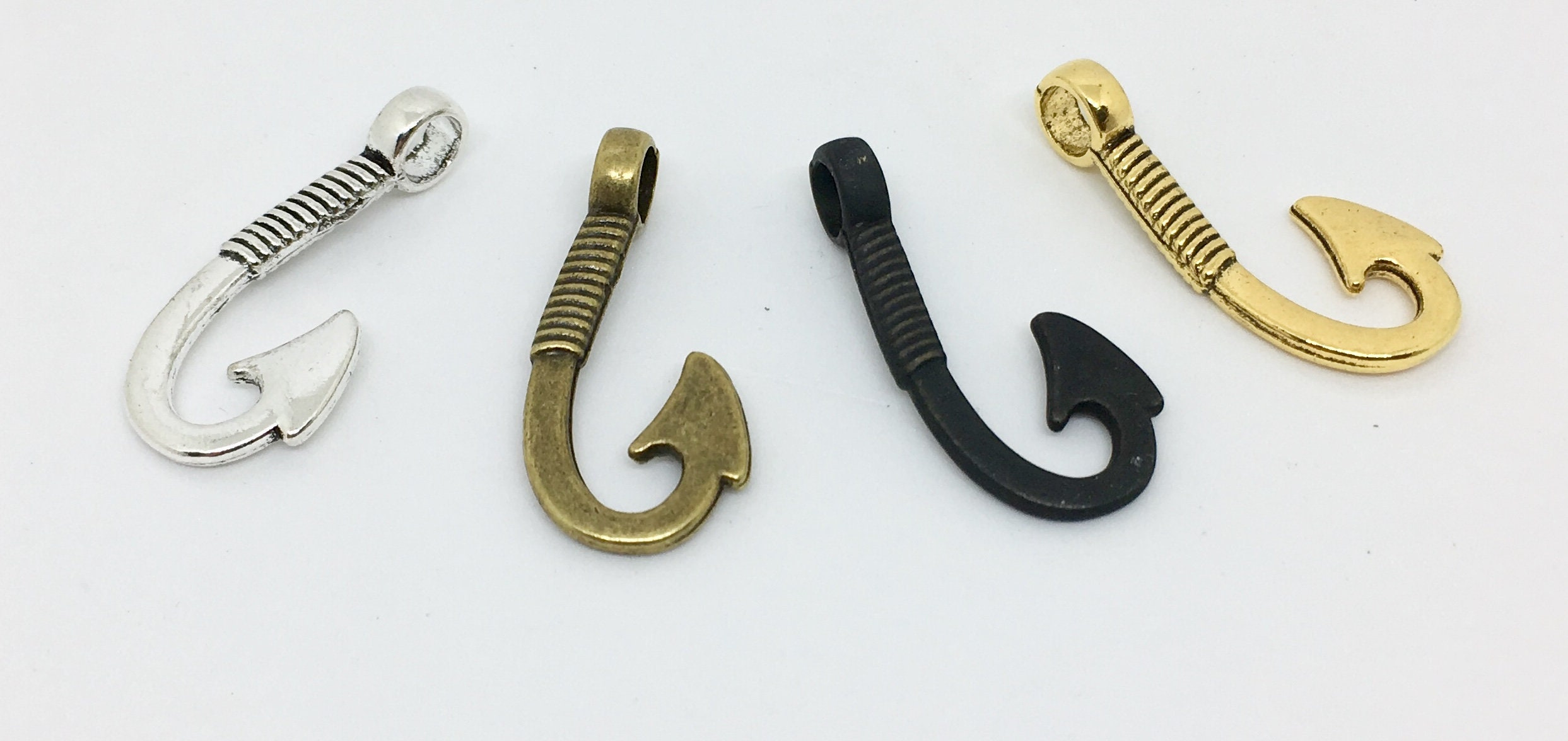 Anchor Hook Bracelet, Fishing Bracelet, Bracelets for Men, Fish Hook Jewelry,  Friendship Bracelets, String Bracelets 