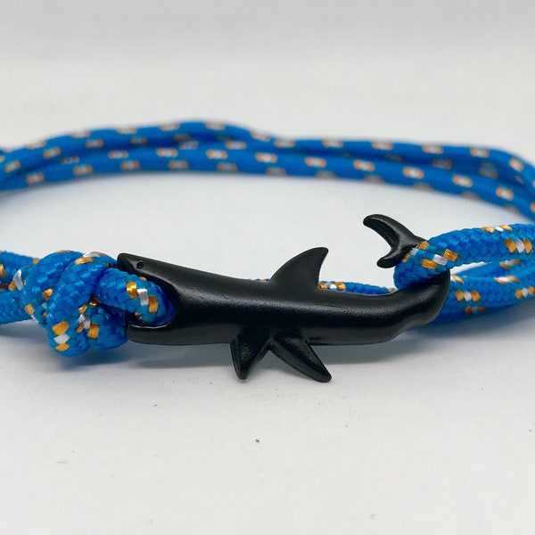 Paracord Adjustable Fish Shark Hook Bracelet USA Made