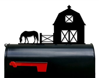 Western Romance Horse Dog Cowboy Cowgirl Mailbox Topper
