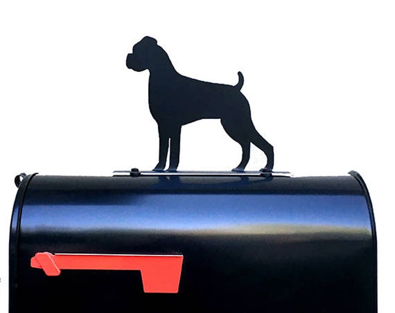 Boxer Mailbox Topper / Sign Dog Etsy