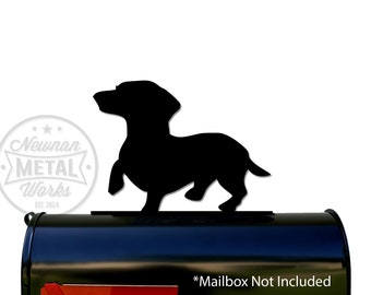 Dachshund - Metal MailBox Topper / Sign - Hardware Included
