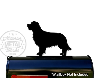 Golden Retriever - Metal Mailbox Topper / Sign - Hardware Included - Goldie