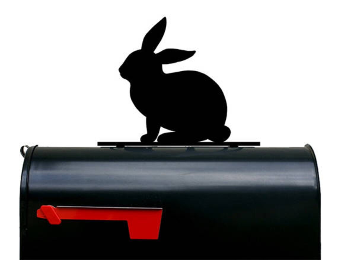 Rabbit Mailbox Topper / Sign Etsy