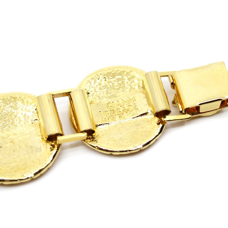 versace coin bracelet