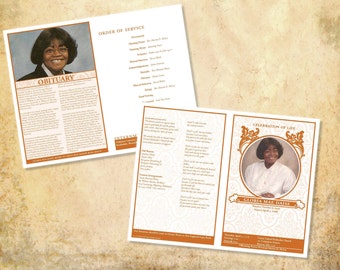 Amazing and Elegant Funeral Programs Sublime Design Collection