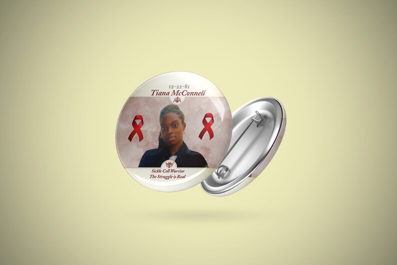 50 Funeral Buttons\u2014Blissful Design *Free Shipping*