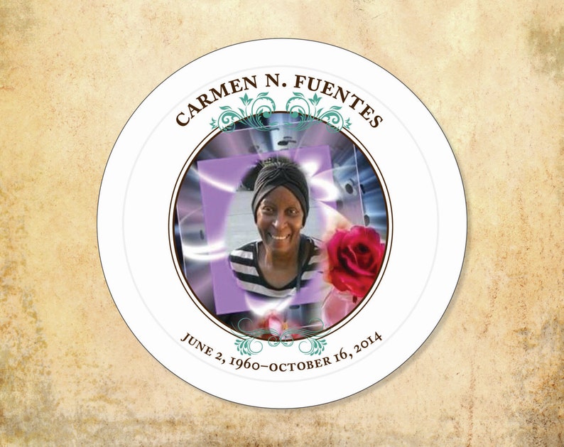 50 Funeral Buttons\u2014Blissful Design *Free Shipping*