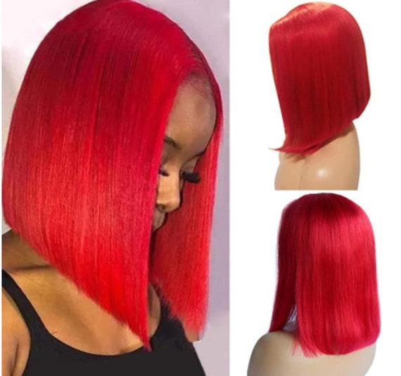 Bob Style 8 Inch Human Wig - Etsy Bob Style 8 Inch Human Wig - Etsy