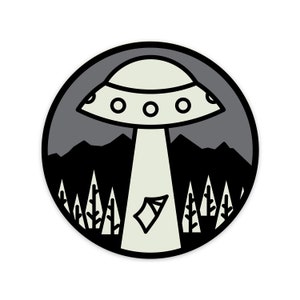 Beam Me Up [Sticker] Glow in the Dark
