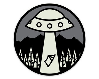 Beam Me Up [Sticker] Glow in the Dark