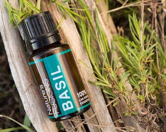 Basil Essential Oil 15ml – Ocimum Basilicum - 100% Pure