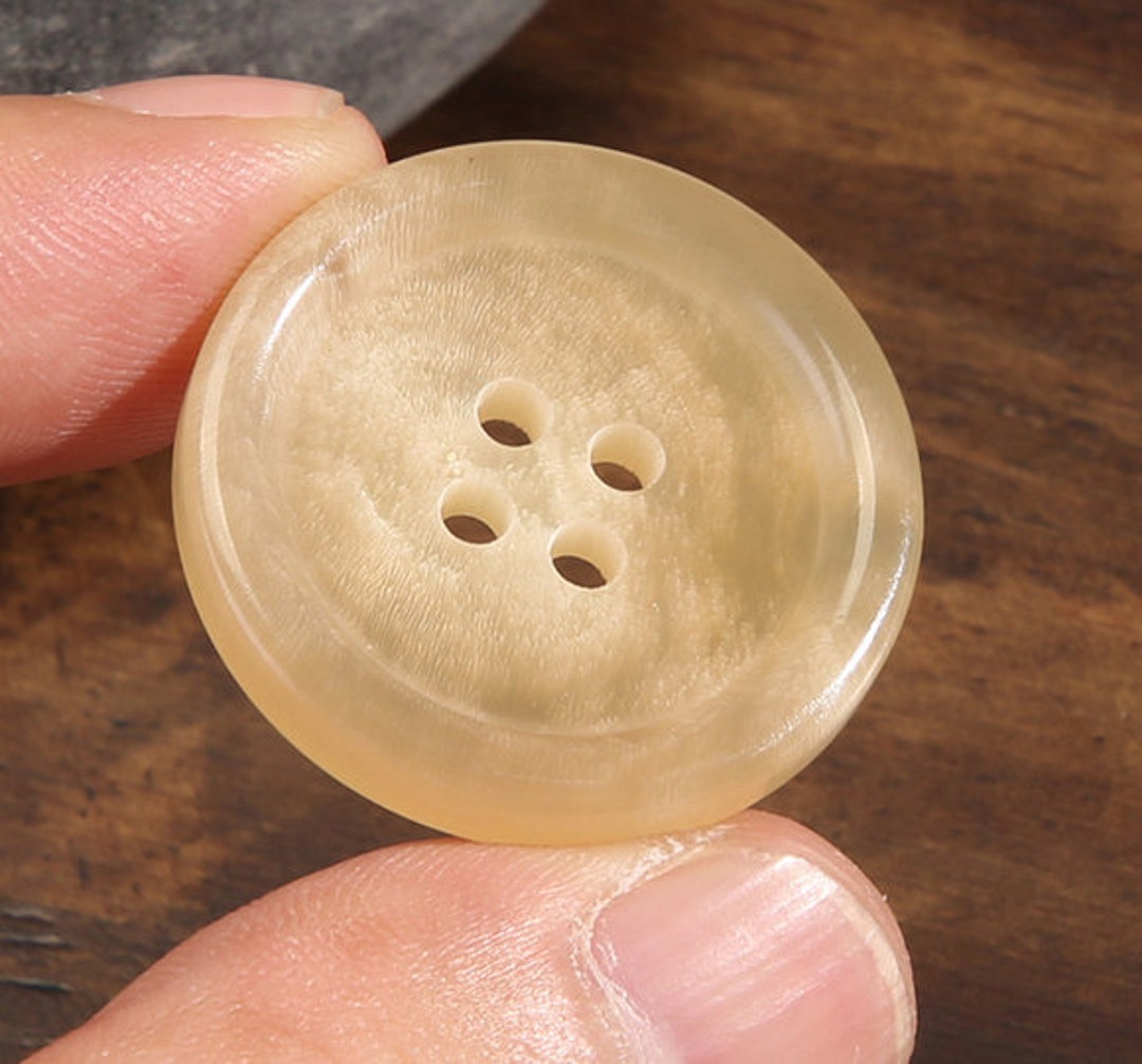Genuine Horn Suit Buttons in Cream Color 15mm to 25mm Pack Etsy