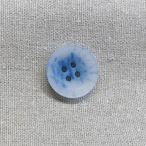 Light Blue Cup Shaped Buttons, 15mm, 20mm, 25mm, Pack of 10(B116)