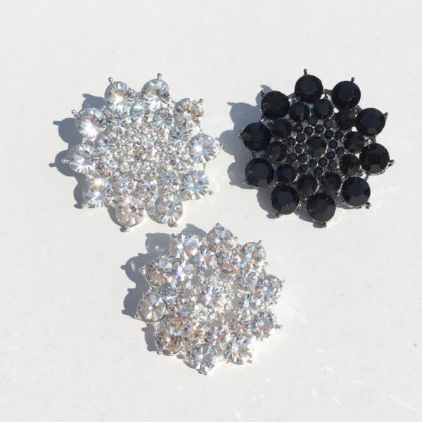 Rhinestone Buttons - Etsy