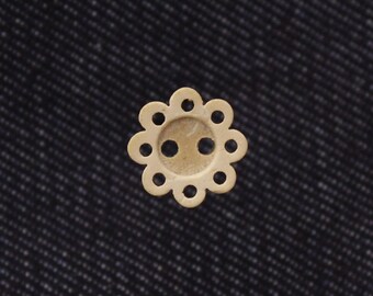 Small Coconut Buttons, 11.5mm/ 0.45", Pack of 10(B168)