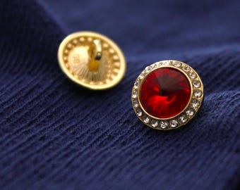 50 Bottoni Metallo Dorato A Sfera - Diametri 11,5-20mm, Per Cucito E Decorazione - Foto 2