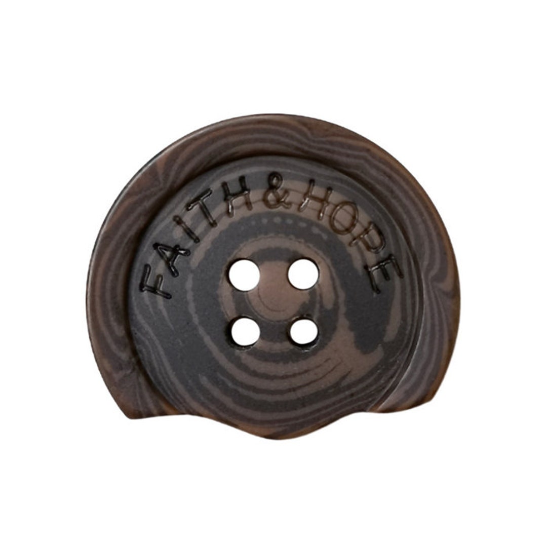 Incomplete Round Buttons, Resin, Black, Brown, White, Pack of 10 - Etsy