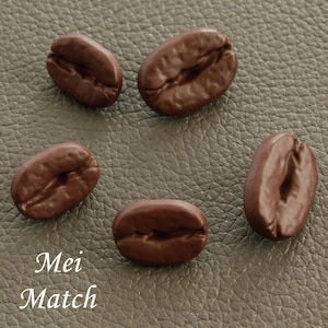 Botones de metal con forma de café, con parte trasera de caña, tono tierra quemada, 15 mm, 18 mm, 20 mm, paquete de 10 (B1152)