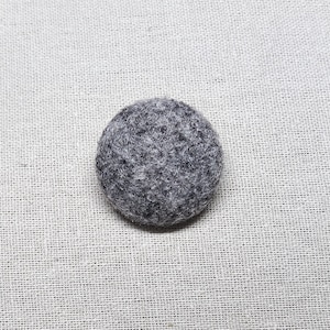 Velvet Buttons, Shank back buttons, Various Colors, 15mm to 38mm, Pack of 8(B078)