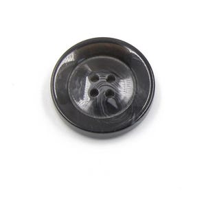 Buttons Black with Smoky Stone Appearance, Plastic, 17mm, 21mm, 25mm, 27.5mm or 30mm, Pack of 10(B1600)