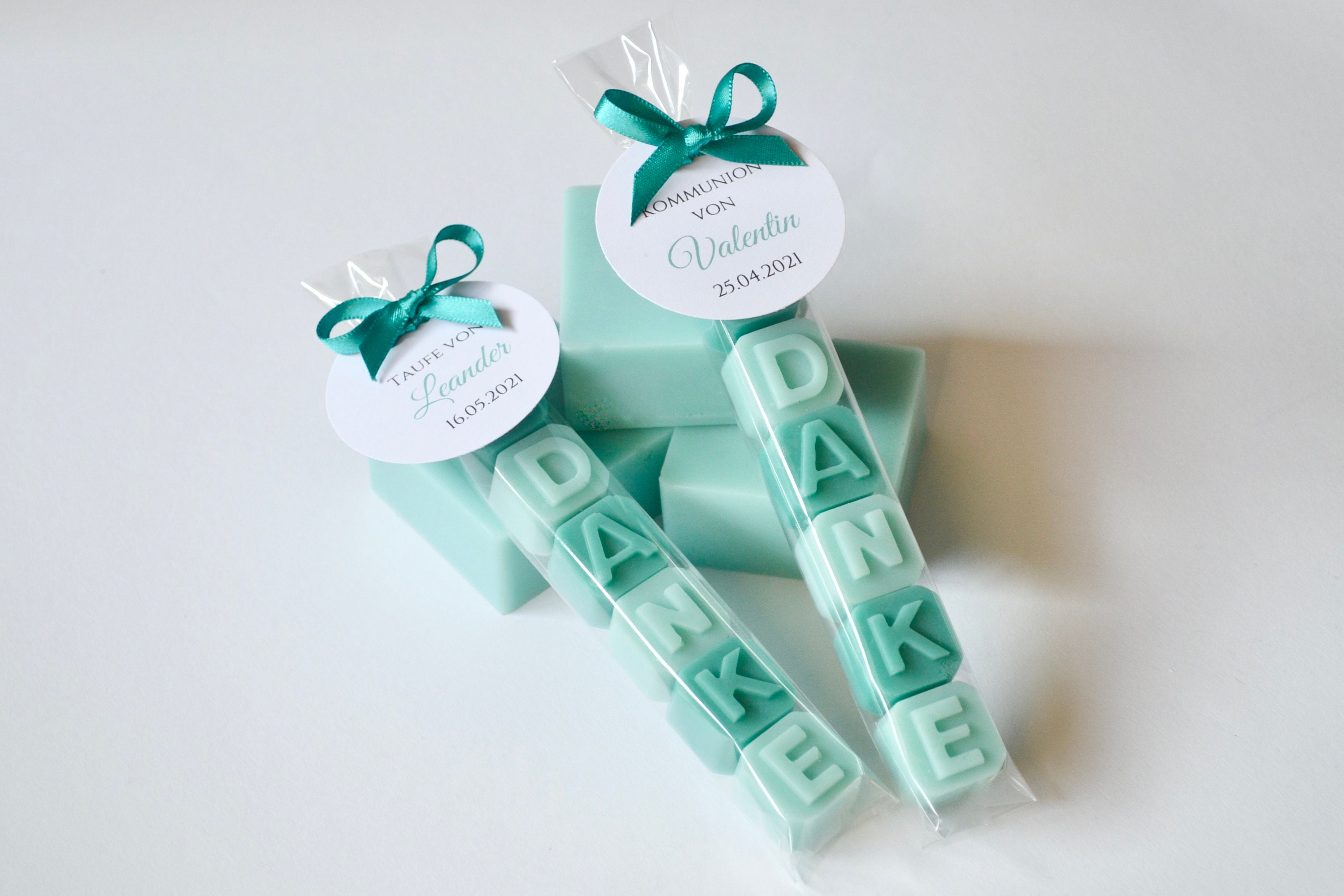 36 Stück Baby Shower Gastgeschenke - Süße Bärenseifen Mit Dankeskarten In Geschenkbox