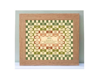 Boss leaving for retirement wall print with names of coworkers, ideal for male or female mentor.