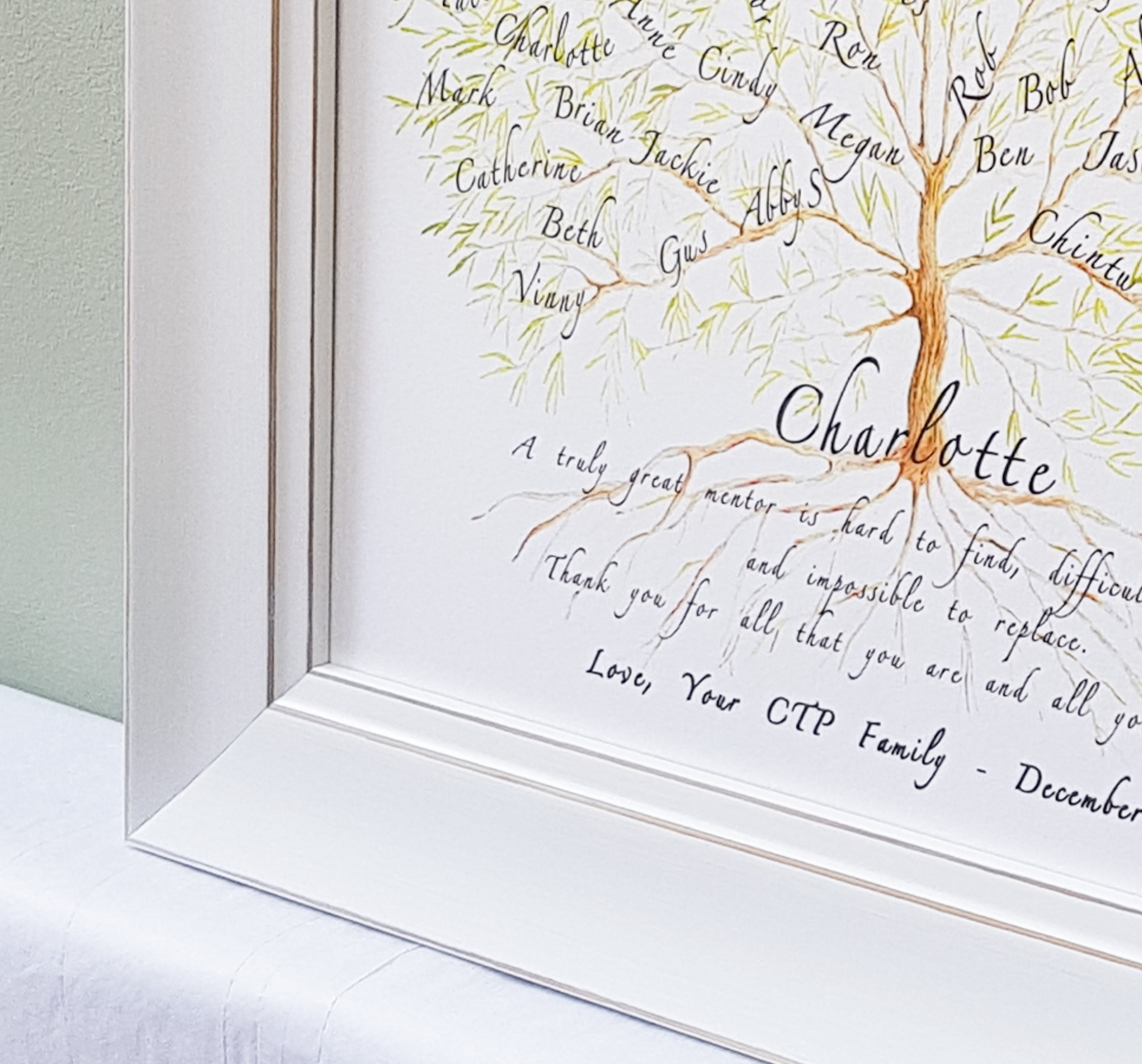 Mentor Gift Framed,Boss Retirement Plaque,Colleague Leaving Gift,Mentor