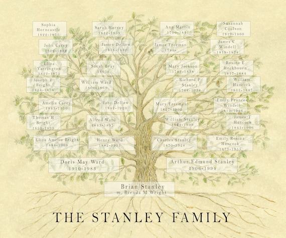 Genealogy Organizer: Family Tree Chart Book Genealogy Gift For Family  History Buff …