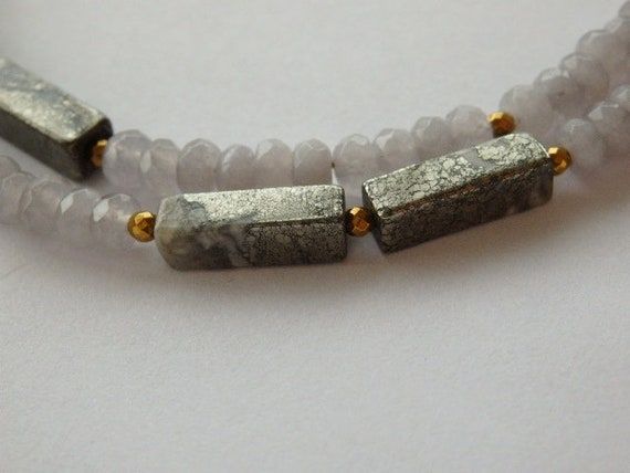 Gemstone Necklace Quartz Jewellery Quartz Necklace Lemon Necklace 14ct Rolled Gold Necklace Lemon Quartz Necklace