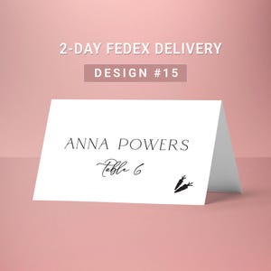 wedding place name cards