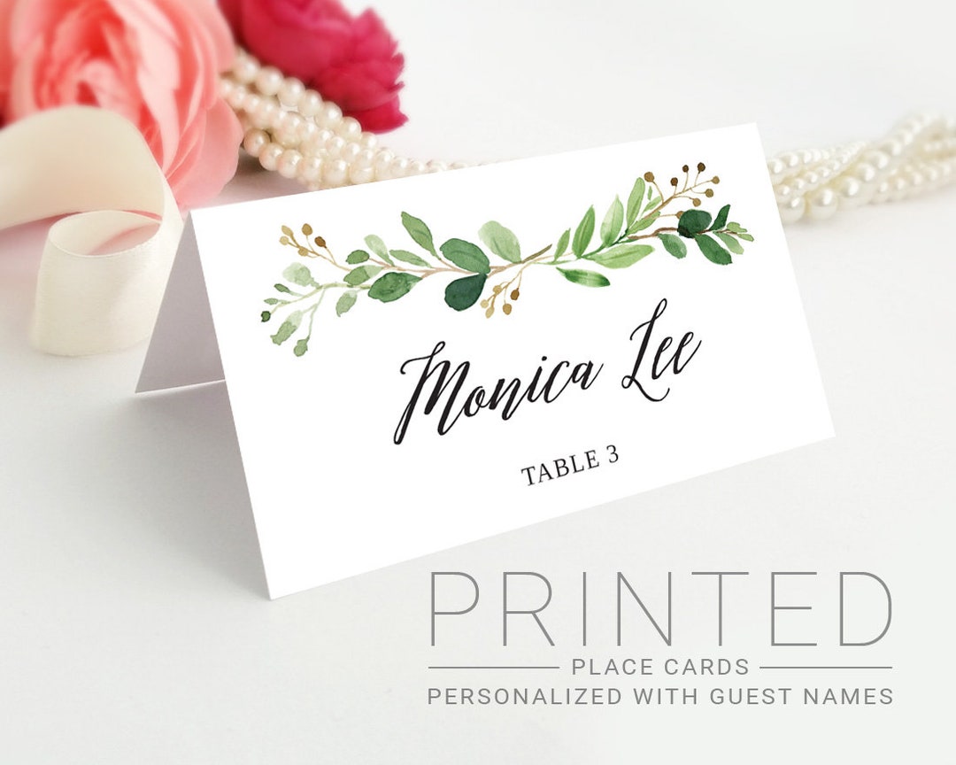 50 Pack Geeney Place Cads - Wedding Name & Table Seating