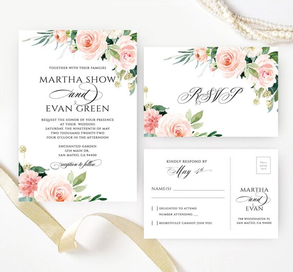 Invitaciones de boda rojas y doradas / invitación de flores - Etsy España Invitaciones de boda rojas y doradas / invitación de flores - Etsy España