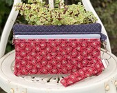 All Purpose Pouch, Quilted Zipper Pouch, Fabric Coin Purse, Pencil Case, Pencil Pouch, Cosmetic Bag, Medicine Pouch, Makeup Bag Toiletry Bag