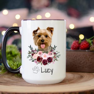 Personalisierte Yorkie Tasse für Hundeliebhaber Geburtstagsgeschenk, Yorkie Kaffeetasse, Yorkie Geschenke, Yorkie Mom Cup, Yorkie Trinkgefäß, Geschenk für sie