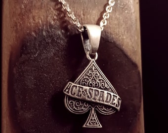 Motörhead Ace of Spades Pendant 925 Sterling Silver