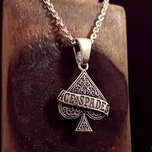 Motörhead Ace of Spades Pendant 925 Sterling Silver