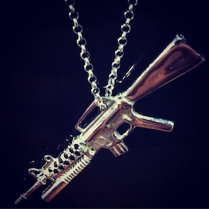 Rifle silver 925 Necklace