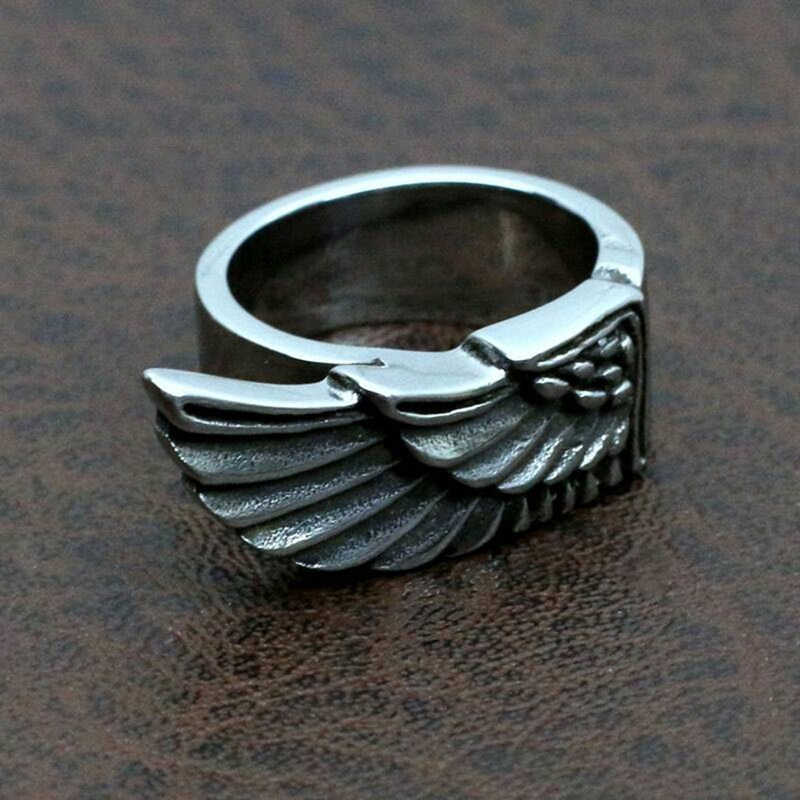 Wing ring sterling silver 925 Etsy