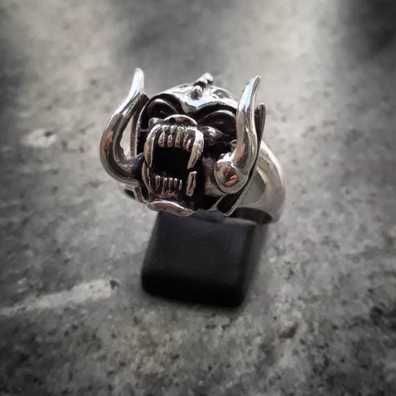 Motörhead Snaggletooth Sterling Silver 925 Ring