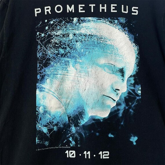 Prometheus Sci-Fi Movie T-Shirt Y2K Alien Franchise P… - Gem