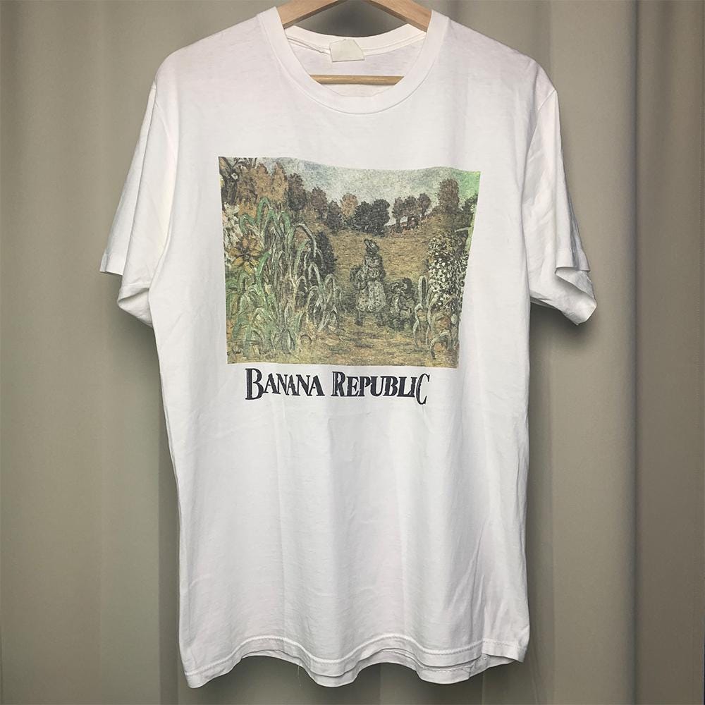 Vintage Banana Republic T Shirt - Etsy